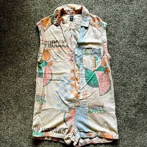 Urban Outfitters linen romper size small